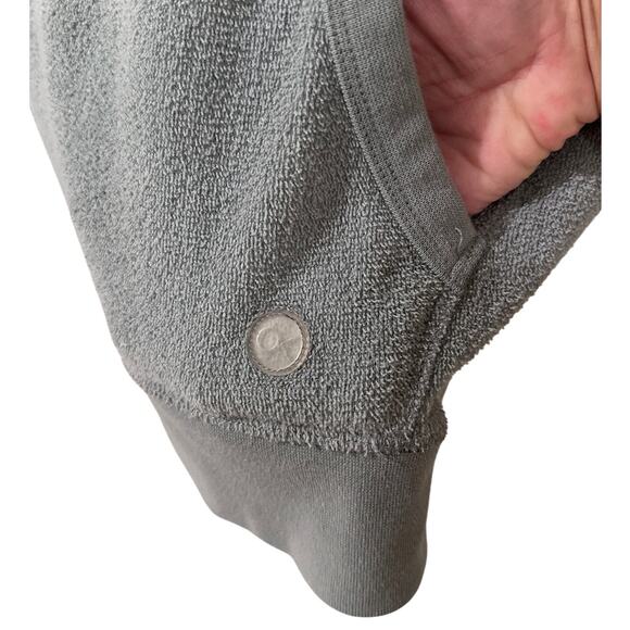 Outerknown Hightide French Terry Kangaroo Hoodie Eucalyptus Green, Men's XXL - Picture 5 of 6